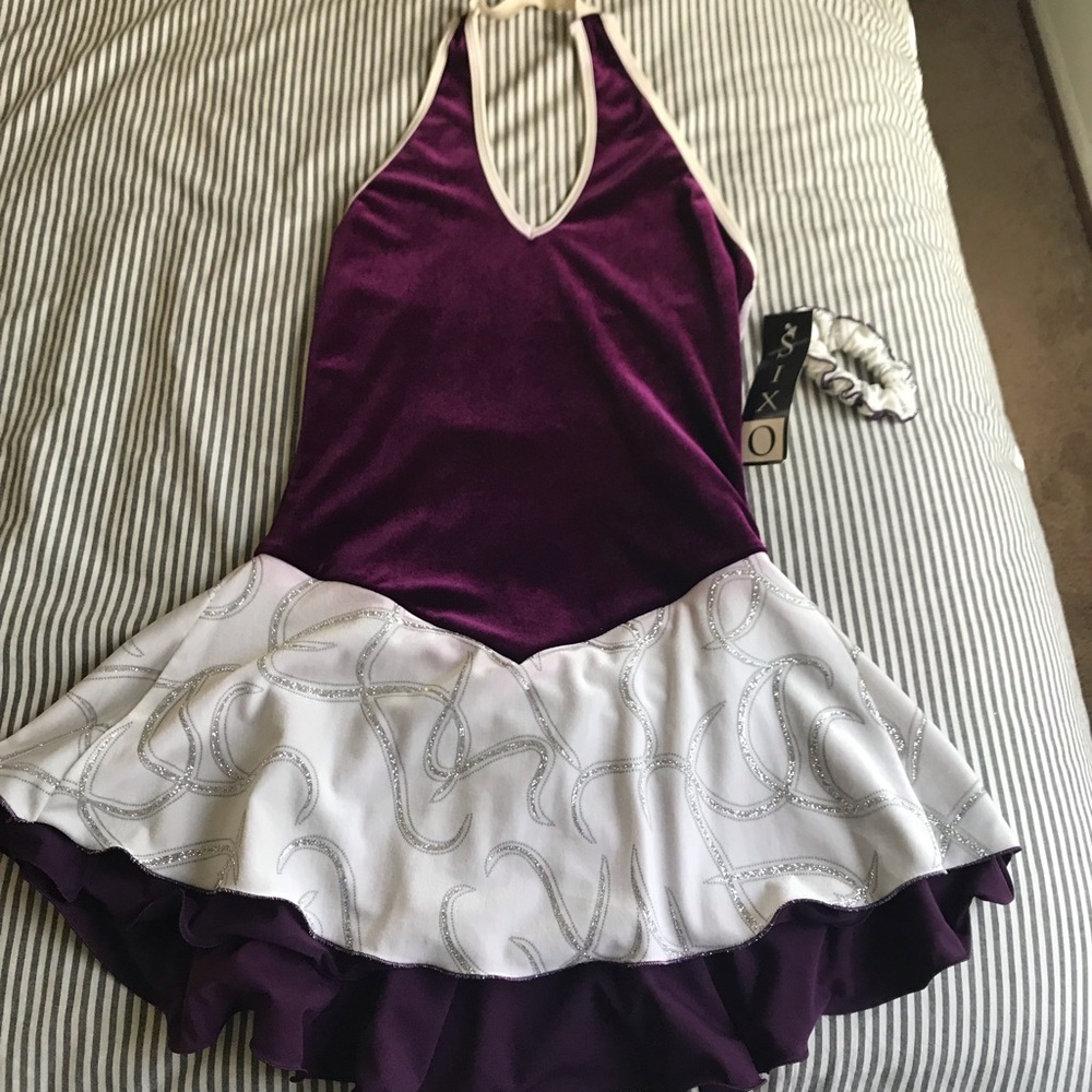 Three Six0 figure skating dresses